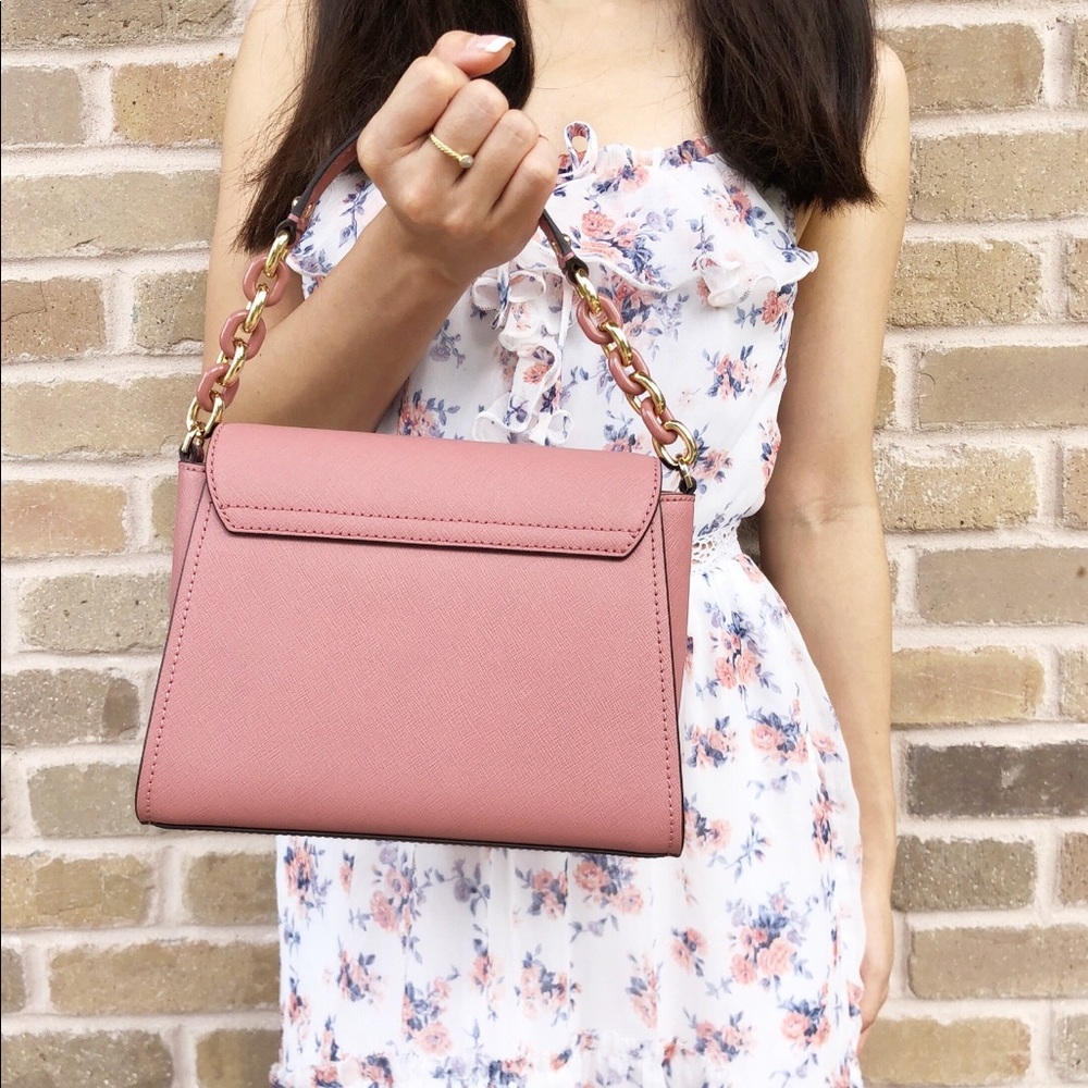 Gaby’sBags👜💕-NWT Michael Kors Purse Rose Pink - Picture 5 of 8